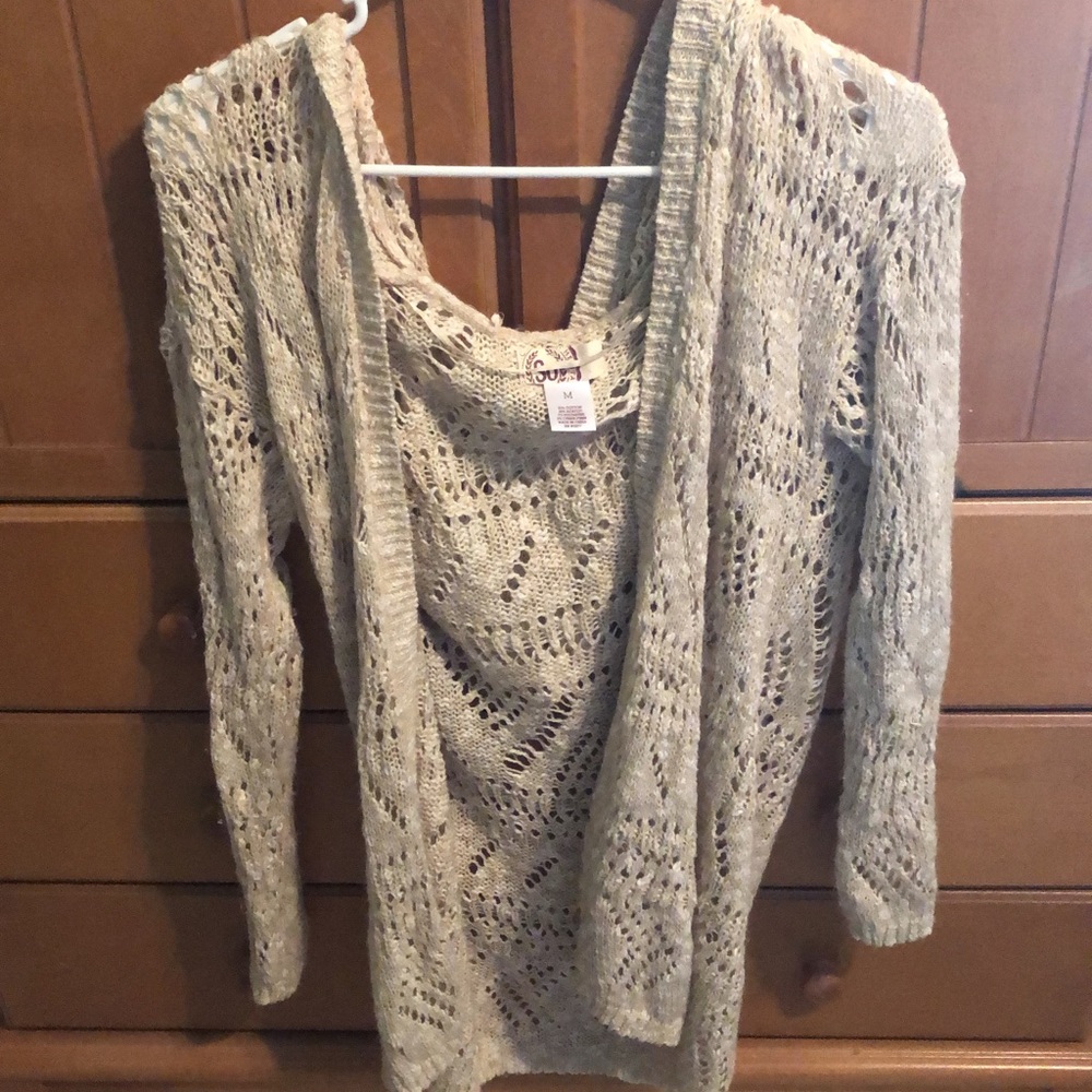 Beige cardigan